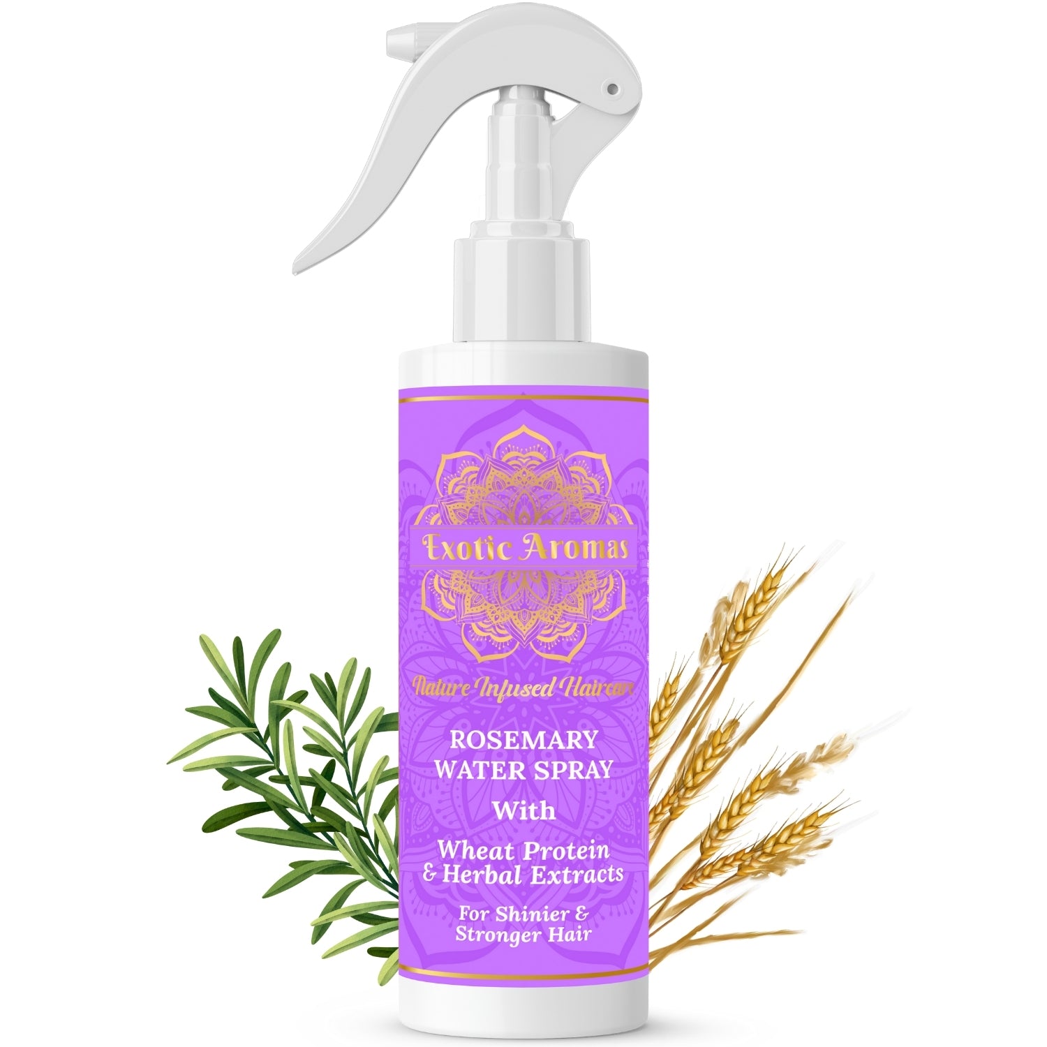 Exotic Aromas Rosemary Water Spray with Wheat Protein & Herbal Extracts