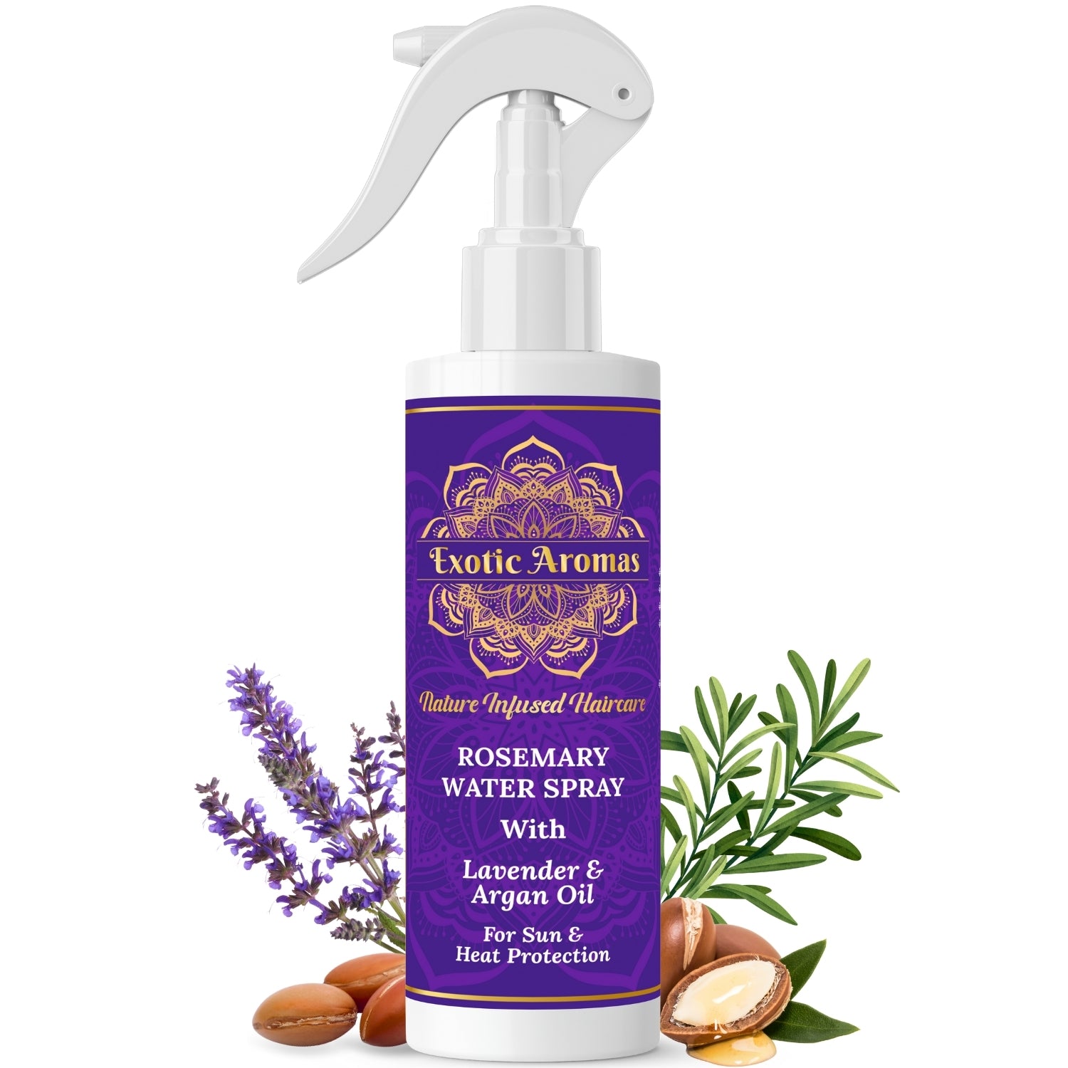 Exotic Aromas Rosemary Water Spray with Lavender & Argan