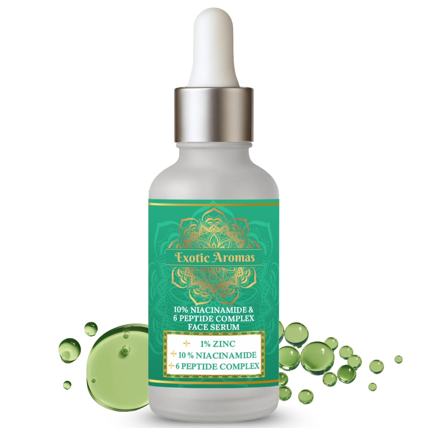 Exotic Aromas 10% Niacinamide & 6 Peptides Complex Brightening Face Serum