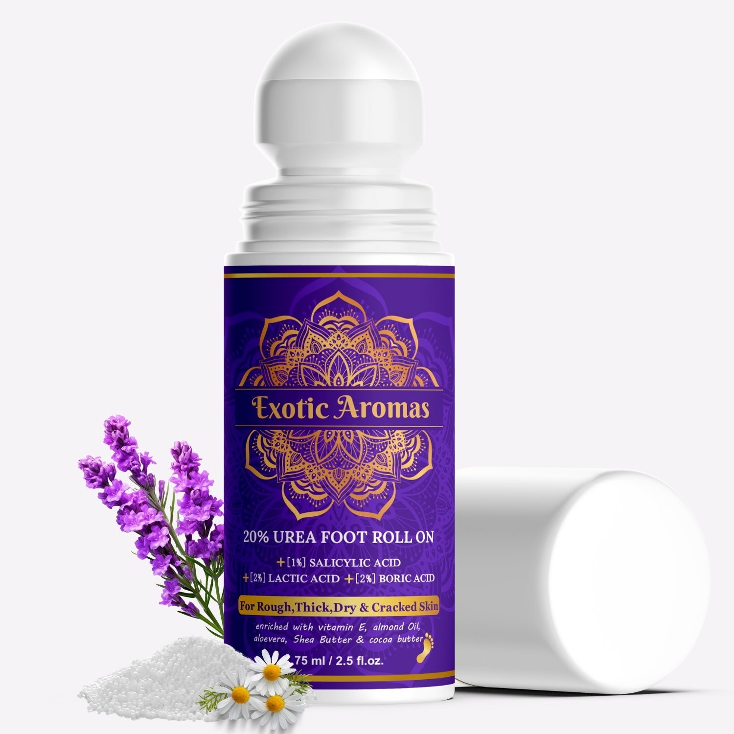 Exotic Aromas 20% Urea Foot Cream Roll On