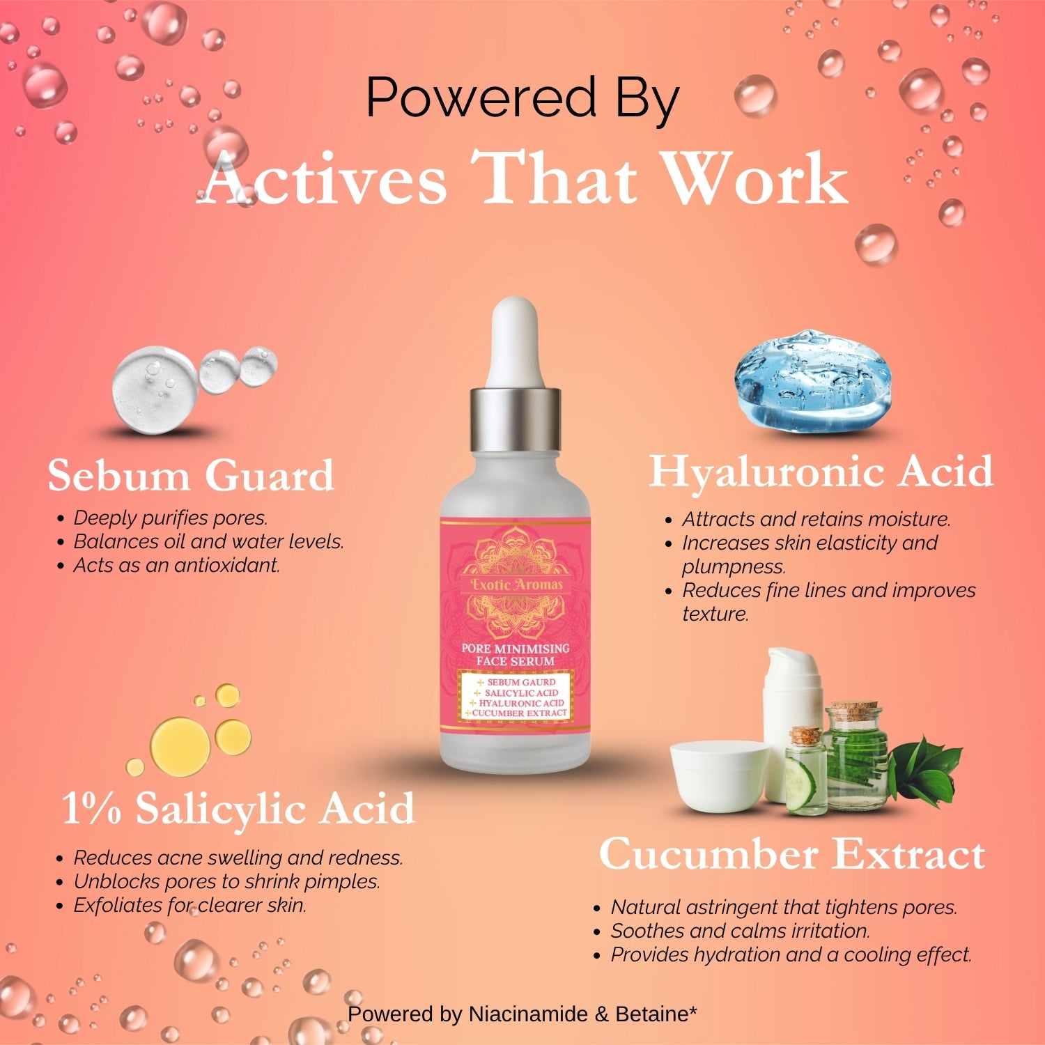 Exotic Aromas Pore Minimizing Face Serum