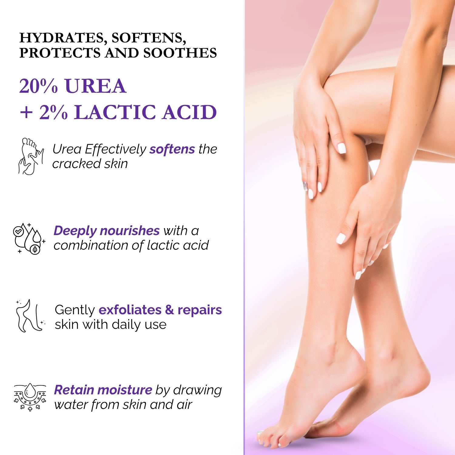 Exotic Aromas 20% Urea Foot Cream Roll On