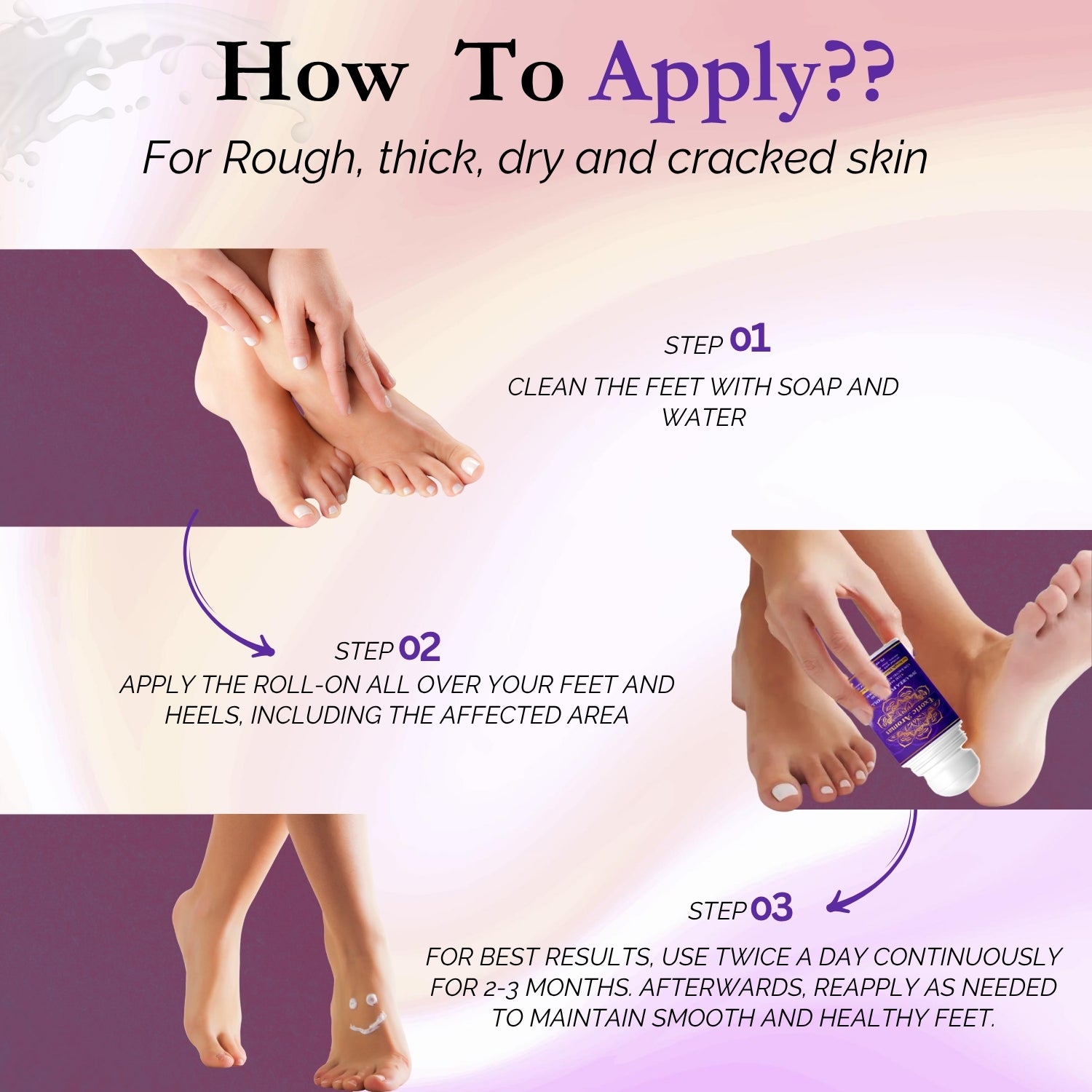 Exotic Aromas 20% Urea Foot Cream Roll On