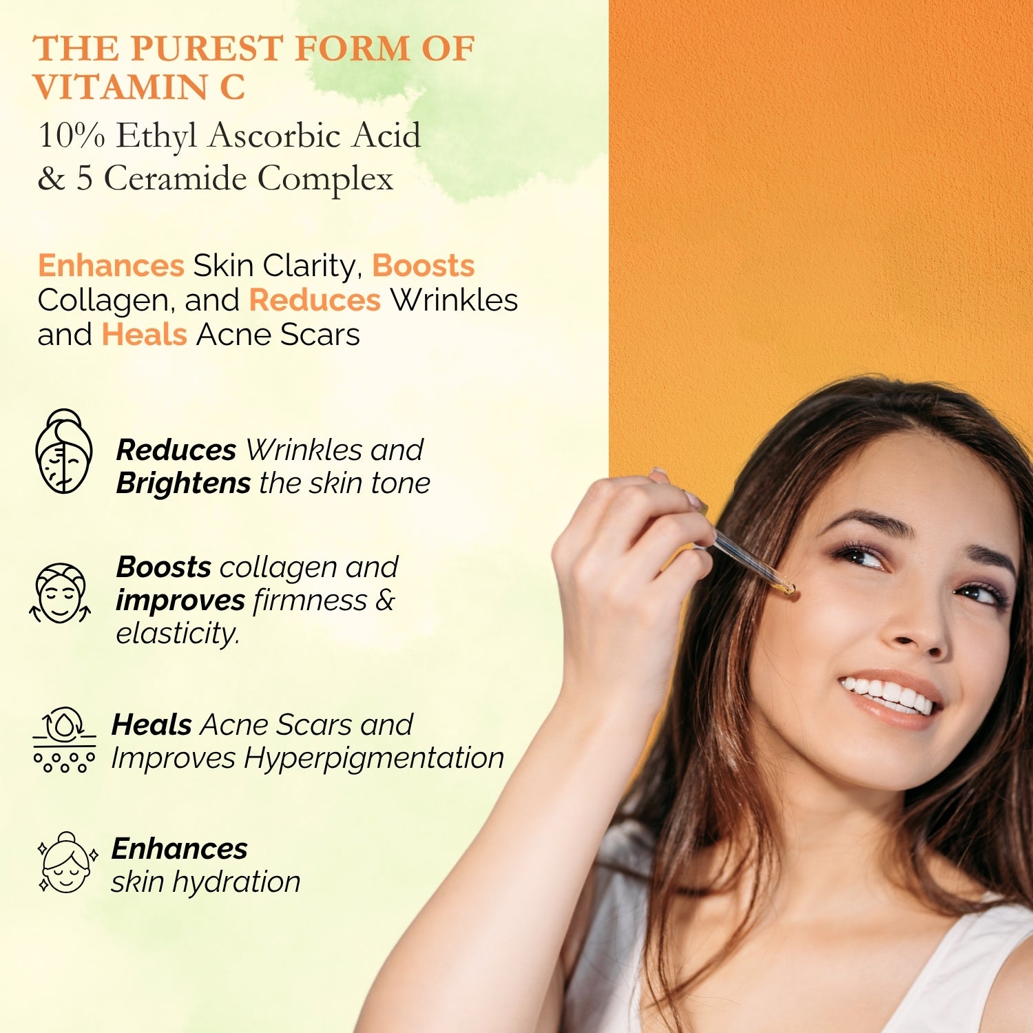 Exotic Aromas 10% Vitamin C & Ceramide Brightening Face Serum