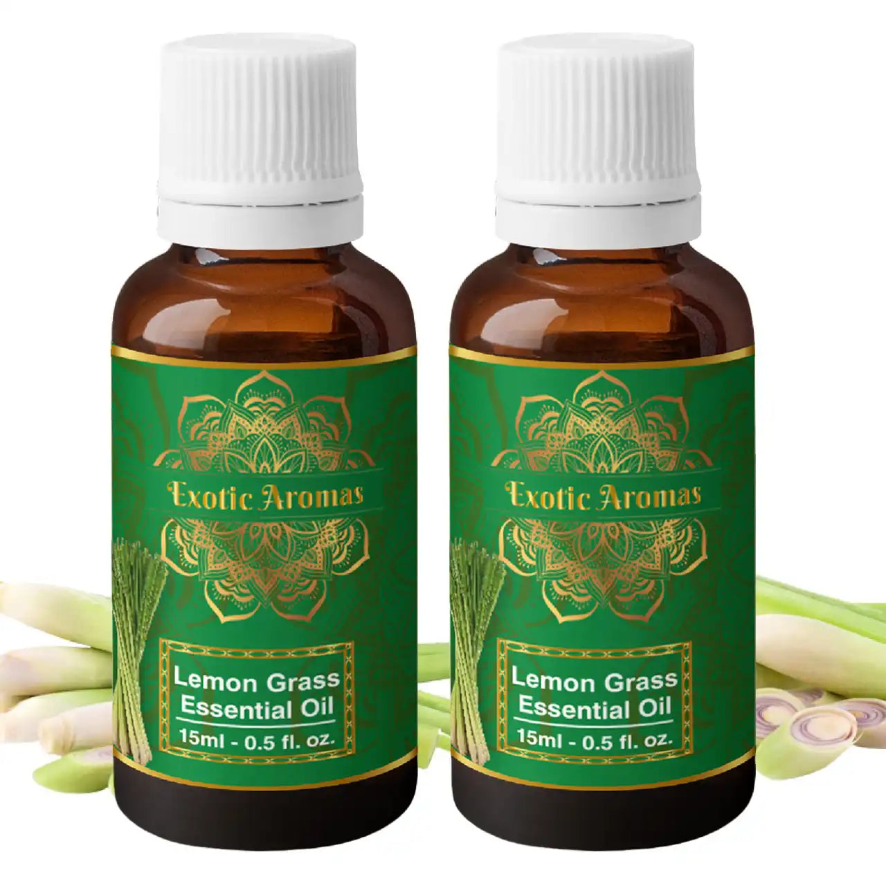 Lemon Grass Oil, Essential Oil (15Ml + 15Ml) Pack of 2