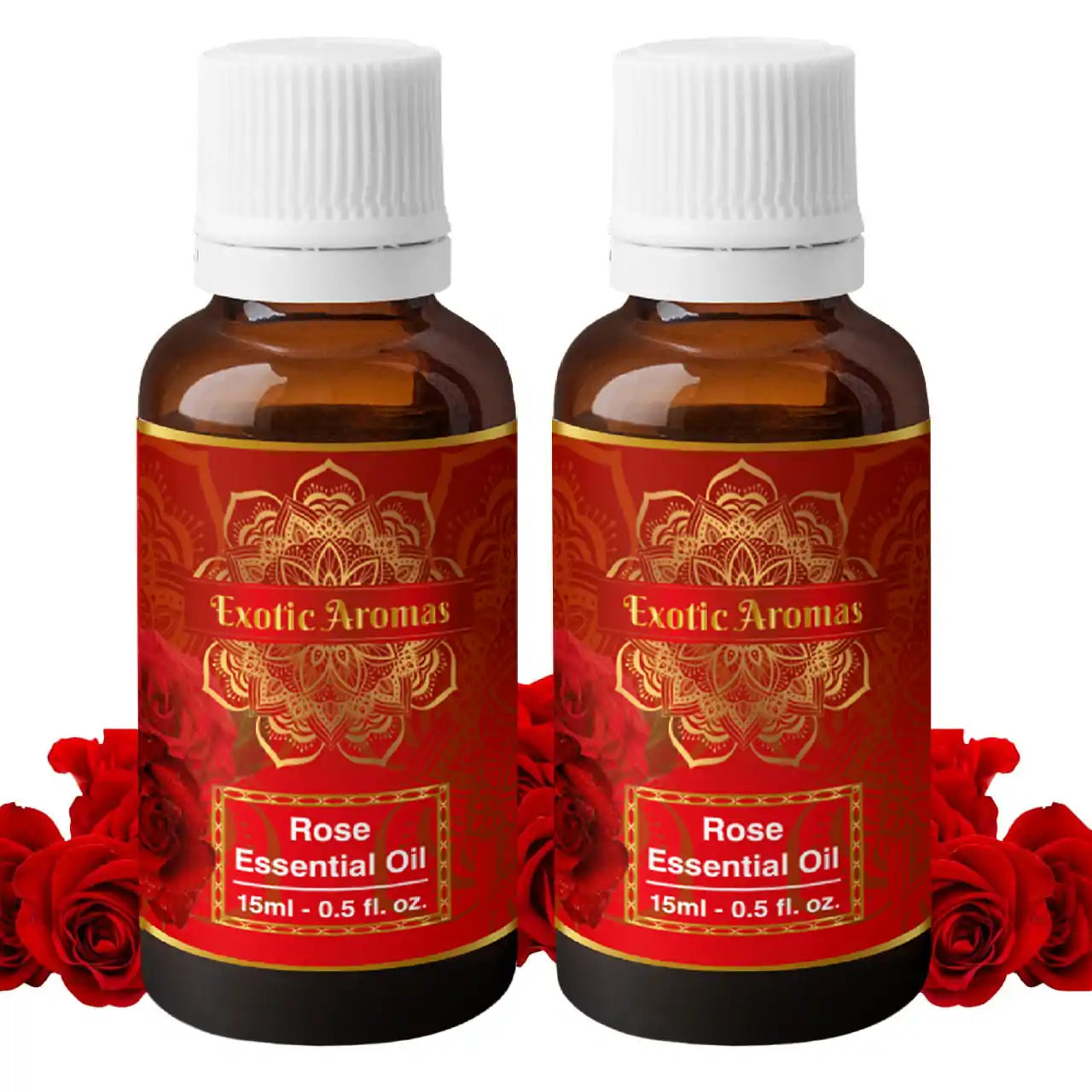 Rose Essential Oil (15Ml + 15Ml) Pack of 2