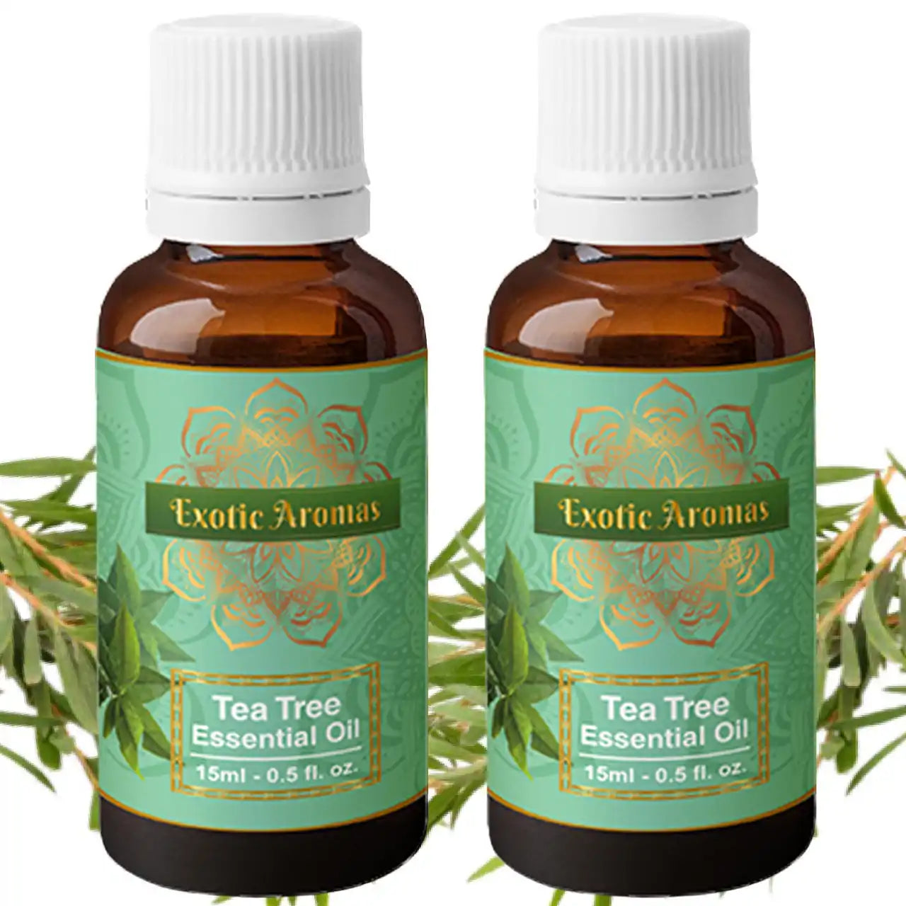 Tea Tree Oil for Skin, Hair, Face, Acne Care (Pack of 2)