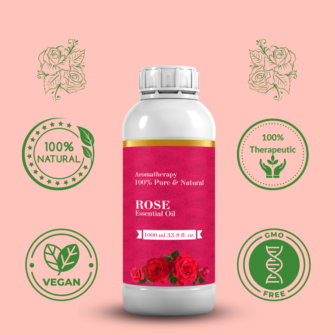 Rose essential oil, Pure, Natural and Organic