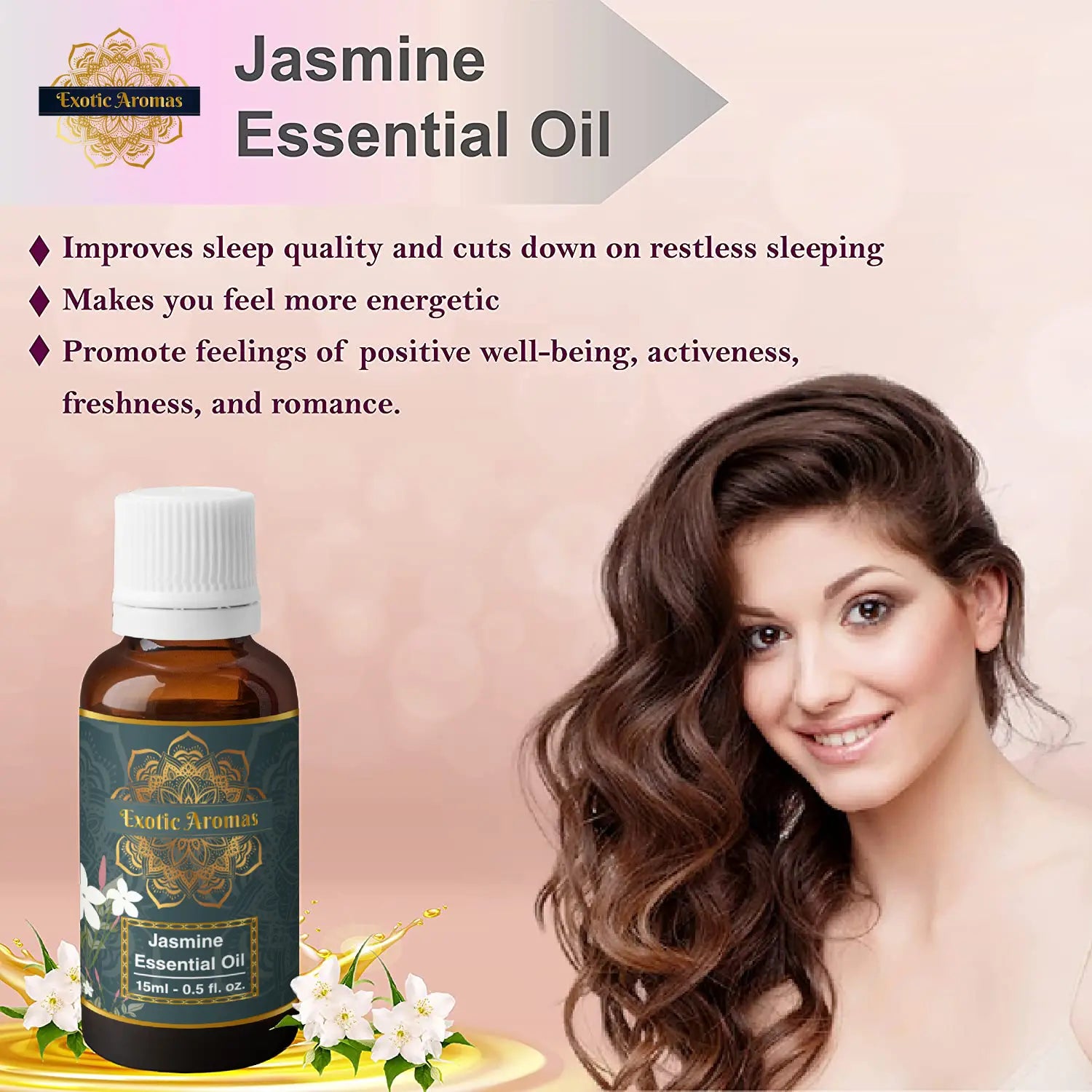 Jasmine Essential Oil (15Ml + 15Ml) Pack of 2