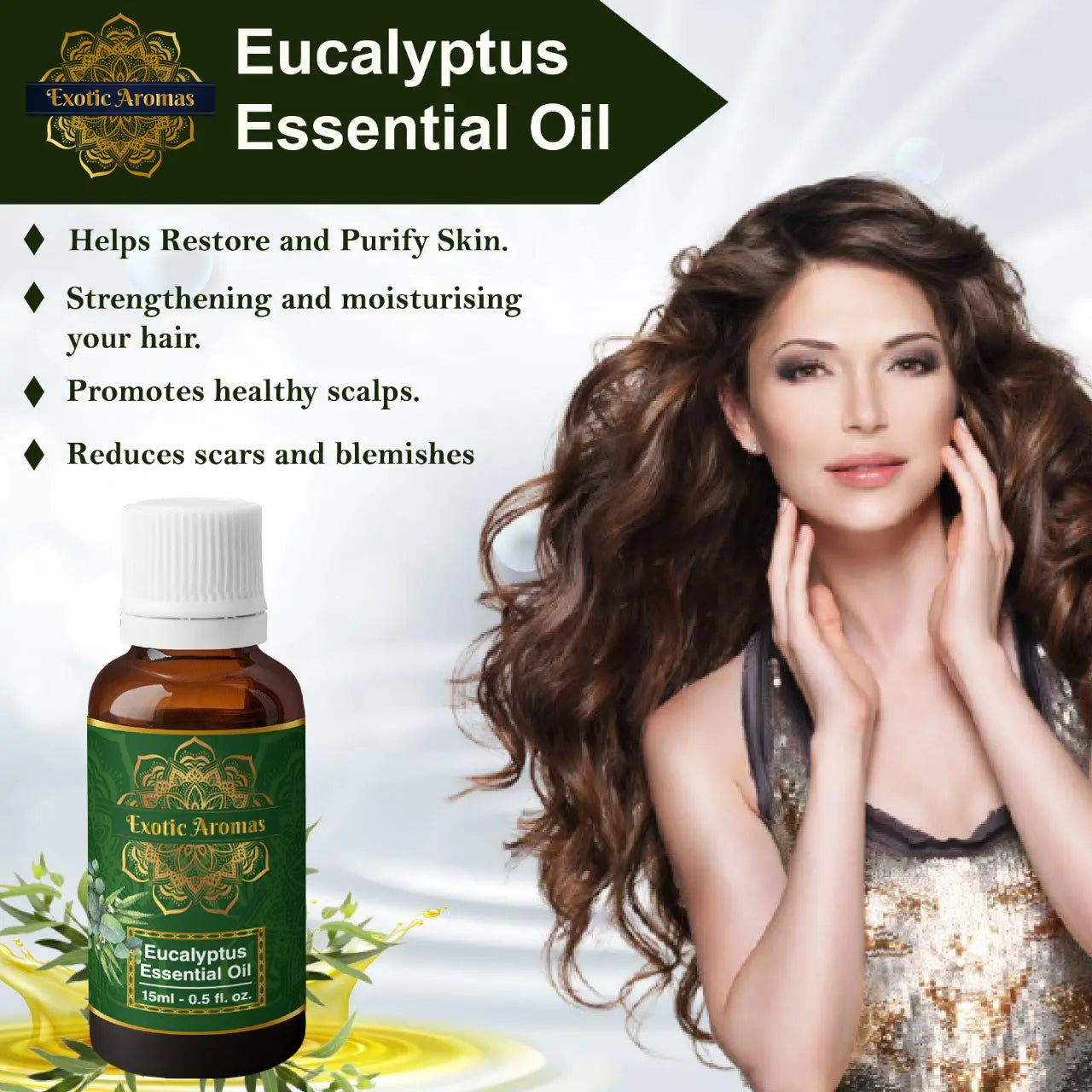 Eucalyptus Oil for Cold and Cough & Relaxing (Pack of 2)
