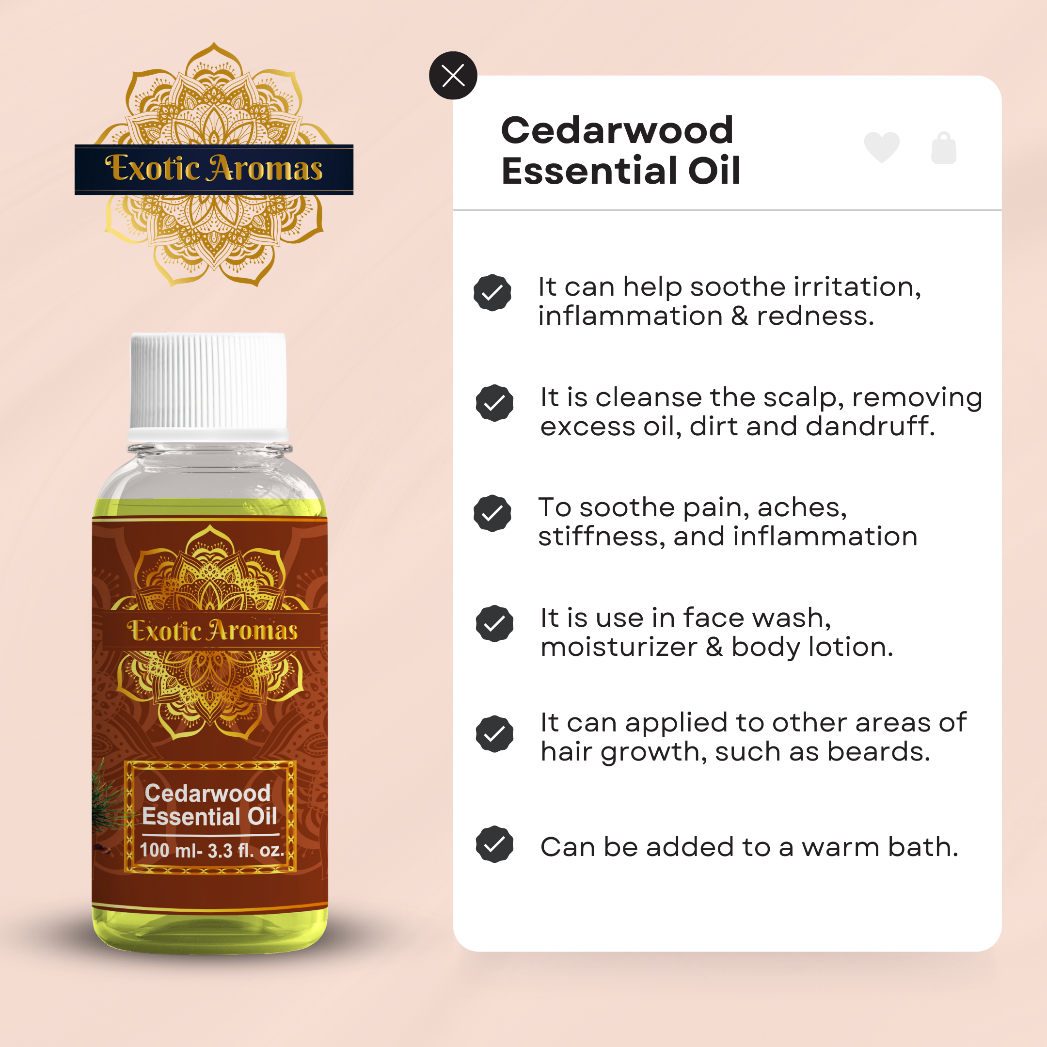 Cedarwood Essential oil