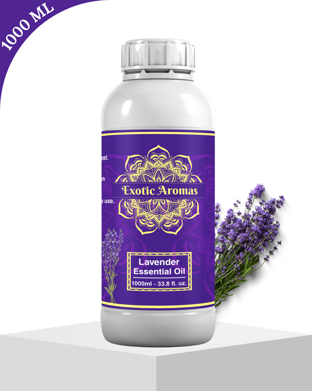 Lavender Essential Oil for Aroma Therapy, Stress Relief, Hair, Skin & Sleep