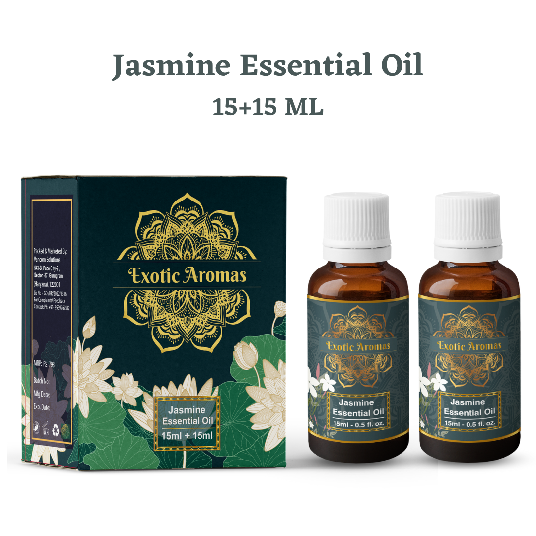 Jasmine Essential Oil (15Ml + 15Ml) Pack of 2
