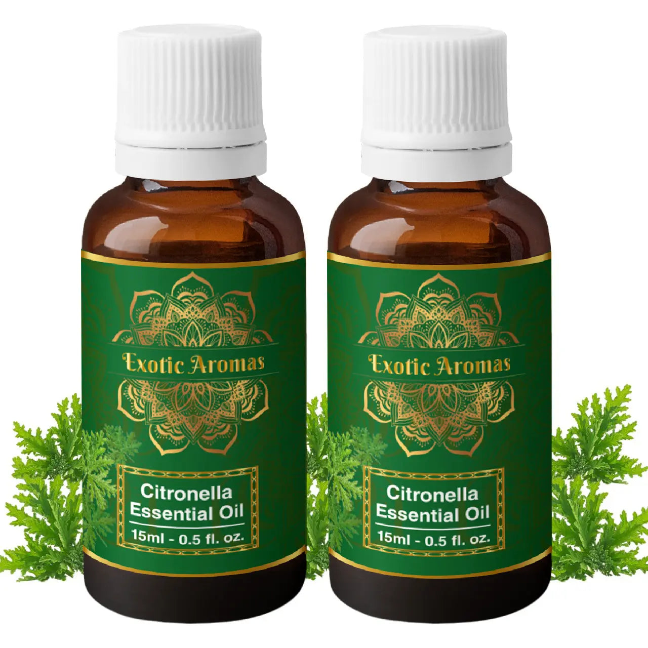 Citronella Essential Oil for Aroma Therapy, Hair & Skin (15Ml + 15Ml) Pack of 2