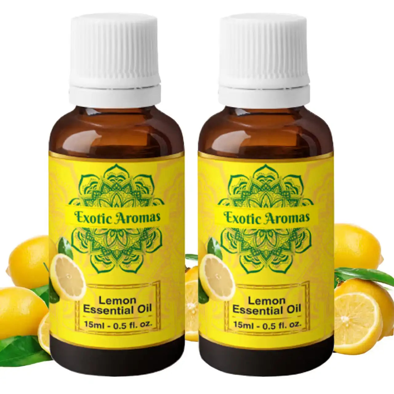 Lemon Essential Oil for Skin, Hair & Aroma Therapy (15Ml + 15Ml) Pack of 2
