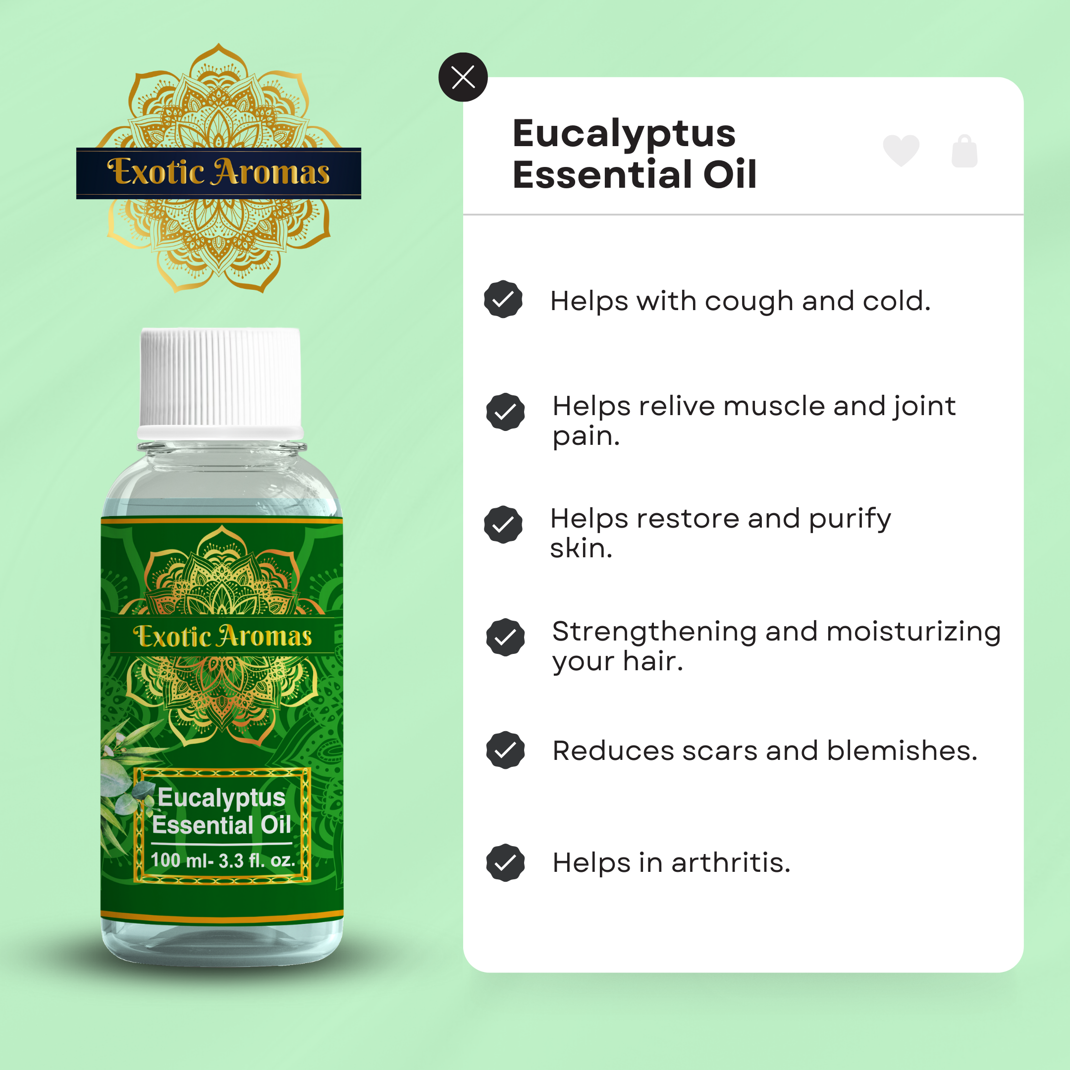 Buy Eucalyptus Essential Oil - High-Quality Essential oil Oil
